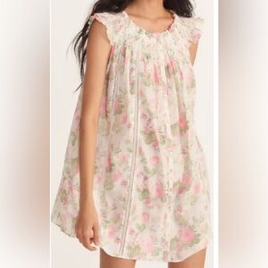 LoveShackFancy Finchley Dress Blushing Dove XS